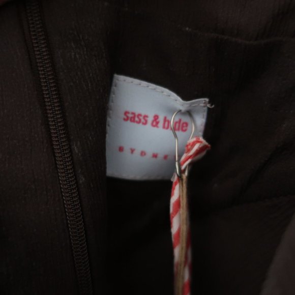 SASS & BIDE 'WHATSOEVER' TOP - 100% SILK - BEADED - NEW WITH TAGS - Picture 11 of 11